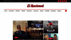 What Elnacional.com.do website looked like in 2021 (2 years ago)