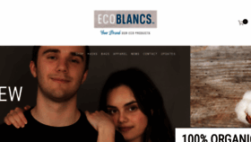What Ecoblancs.com website looked like in 2021 (2 years ago)
