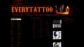 What Everytattoo.com website looked like in 2021 (2 years ago)