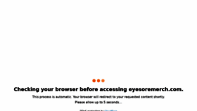 What Eyesoremerch.com website looked like in 2021 (2 years ago)