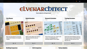 What Elvenarchitect.com website looked like in 2021 (2 years ago)