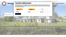 What Erholungswerk.de website looked like in 2021 (2 years ago)
