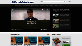 What Escuelasabatica.es website looked like in 2021 (2 years ago)