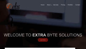What Extrabytesolutions.com website looked like in 2021 (2 years ago)