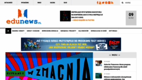 What Edunews.pl website looked like in 2021 (2 years ago)