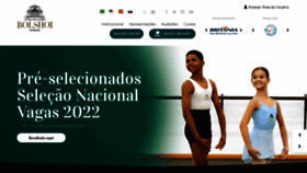 What Escolabolshoi.com.br website looked like in 2021 (2 years ago)