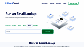 What Emailfinder.com website looked like in 2021 (2 years ago)