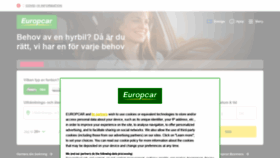 What Europcar.se website looked like in 2021 (4 years ago)