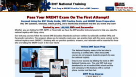 What Emt-national-training.com website looked like in 2021 (2 years ago)