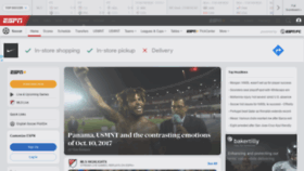 What Espnfc.us website looked like in 2021 (2 years ago)