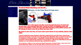 What Eliteshootingcentre.co.uk website looked like in 2021 (2 years ago)