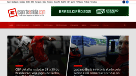 What Esporteemidia.com website looked like in 2021 (2 years ago)