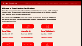 What Exampremium.com website looked like in 2021 (2 years ago)