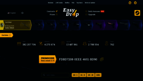 What Easy-drop.net website looked like in 2021 (2 years ago)