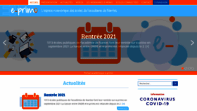 What E-primo.fr website looked like in 2021 (2 years ago)