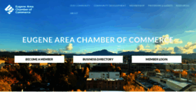 What Eugenechamber.com website looked like in 2021 (2 years ago)