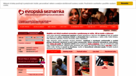 What Evropska-seznamka.cz website looked like in 2021 (3 years ago)