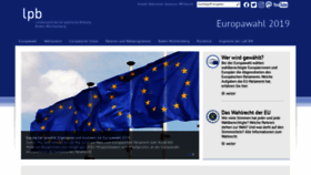 What Europawahl-bw.de website looked like in 2021 (3 years ago)