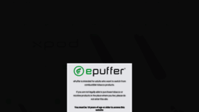 What Epuffer.co.uk website looked like in 2021 (4 years ago)
