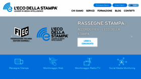 What Ecostampa.it website looked like in 2021 (2 years ago)