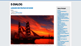 What E-dialog.fr website looked like in 2021 (2 years ago)
