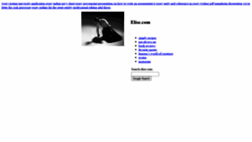 What Elise.com website looked like in 2021 (2 years ago)