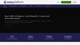 What Easyplatform.com website looked like in 2021 (2 years ago)