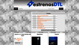 What Estrenosdtl.com website looked like in 2021 (2 years ago)