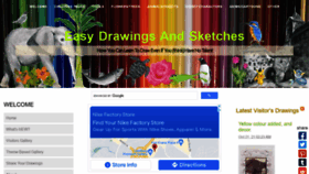 What Easy-drawings-and-sketches.com website looked like in 2021 (2 years ago)