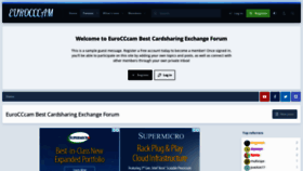 What Eurocccam.net website looked like in 2021 (2 years ago)