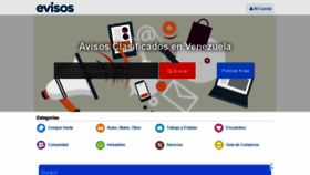 What Evisos.com.ve website looked like in 2021 (3 years ago)