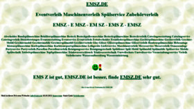 What Emsz.de website looked like in 2021 (3 years ago)