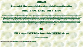What Empk.de website looked like in 2021 (2 years ago)