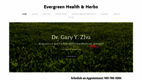 What Evergreenhealthherbs.com website looked like in 2021 (2 years ago)