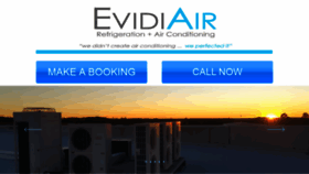 What Evidiair.com.au website looked like in 2021 (2 years ago)