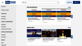 What Ensar.tv website looked like in 2021 (4 years ago)