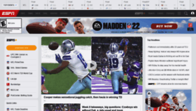 What Espn.go.com website looked like in 2021 (2 years ago)