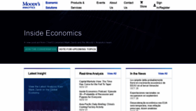 What Economy.com website looked like in 2021 (2 years ago)