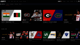 What Espn3.com website looked like in 2021 (2 years ago)