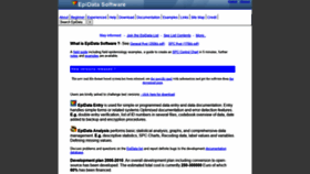 What Epidata.dk website looked like in 2021 (2 years ago)