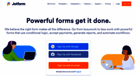What Eu.jotform.com website looked like in 2021 (2 years ago)