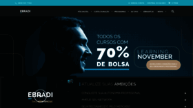 What Ebradi.com.br website looked like in 2021 (2 years ago)