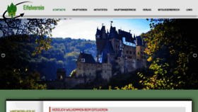 What Eifelverein.de website looked like in 2021 (2 years ago)