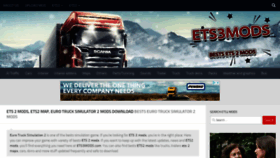 What Ets3mods.com website looked like in 2021 (2 years ago)