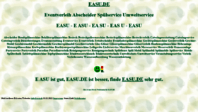 What Easu.de website looked like in 2021 (2 years ago)