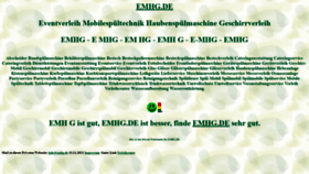 What Emhg.de website looked like in 2021 (2 years ago)