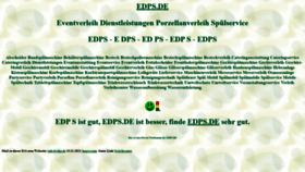 What Edps.de website looked like in 2021 (2 years ago)