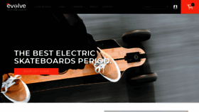 What Evolveskateboards.ca website looked like in 2021 (3 years ago)