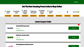 What E-coupon-code.com website looked like in 2021 (2 years ago)