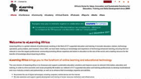What Elearning-africa.com website looked like in 2021 (2 years ago)